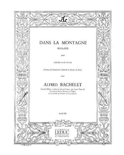 Dans la montagne — Alfred Bachelet