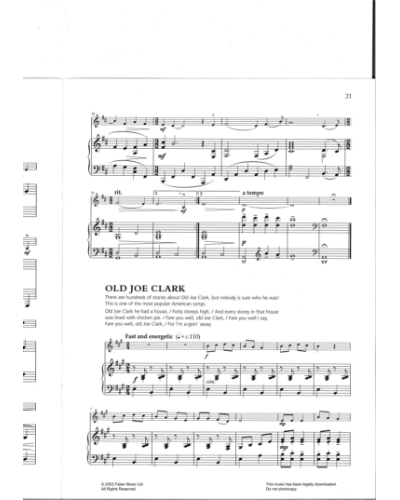 Old Joe Clark (from 'O Shenandoah!') — Polly Waterfield