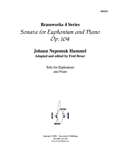 Sonata for Euphonium and Piano, op. 104 — 胡梅尔