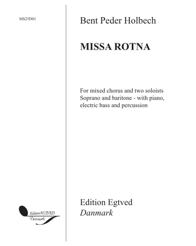 Missa Rotna — Bent Peder Holbech
