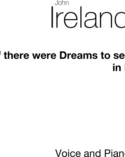 If There Were Dreams to Sell — 约翰·爱尔兰