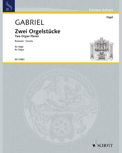 Two Organ Pieces — Thomas Gabriel
