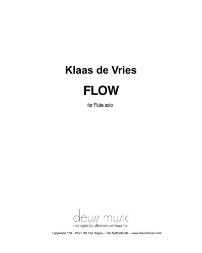 Flow — Klaas de Vries