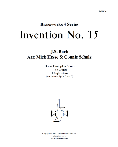 Invention No. 15, BWV 786 — 巴赫