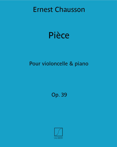 Pièce, op. 39 — 肖松