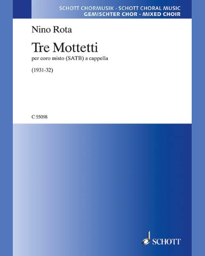 Three Motets — 尼诺·罗塔