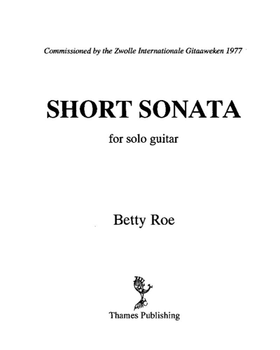 Short Sonata — Betty Roe