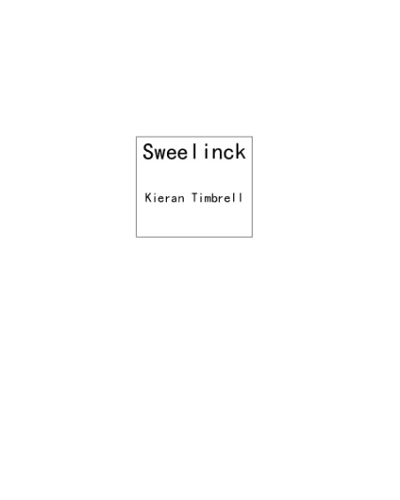 Sweelinck — Kieran Timbrell