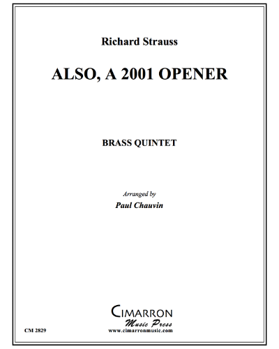 Also, A 2001 Opener — 理查德·施特劳斯