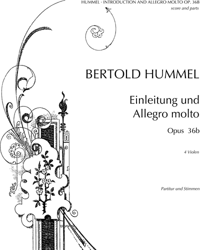 Introduction and Allegro Molto, op. 36b — Bertold Hummel
