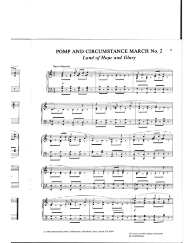 March No. 1 (from 'Pomp and Circumstance') — 埃尔加