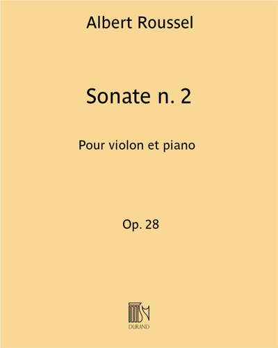 Sonata No. 2, op. 28 — Albert Roussel