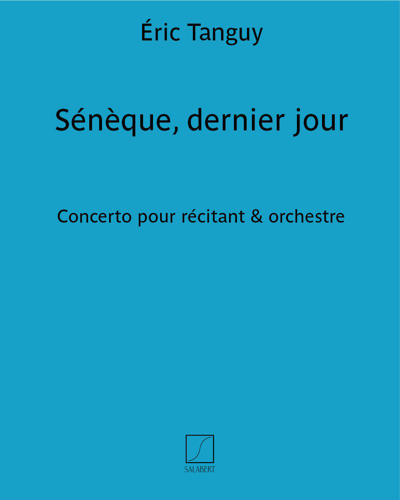 Sénèque, dernier jour — Éric Tanguy