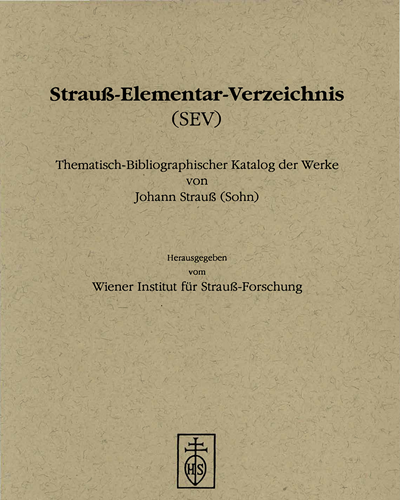 Strauss-Elementar-Verzeichnis 4 (SEV) — 小约翰·施特劳斯