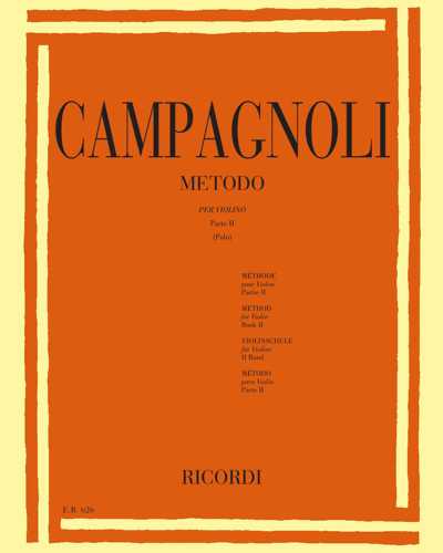 Metodo per violino - Parte II — Bartolomeo Campagnoli
