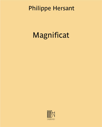 Magnificat (Extract from 'Vespers of the Blessed Virgin Mary') — Philippe Hersant