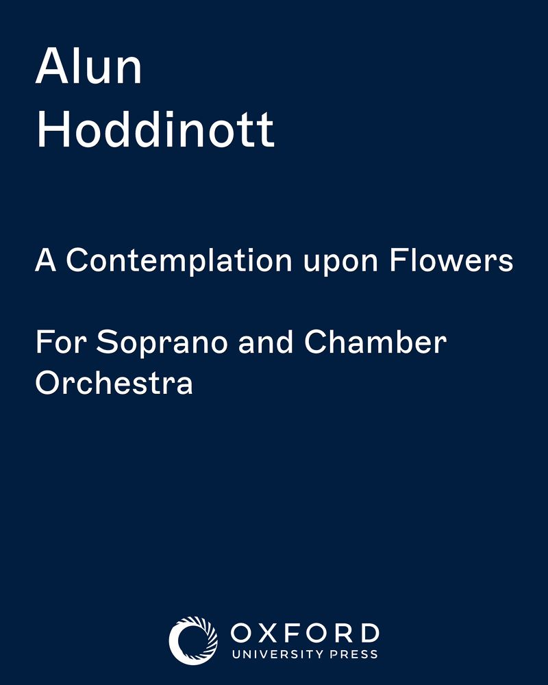 A Contemplation upon Flowers — Alun Hoddinott