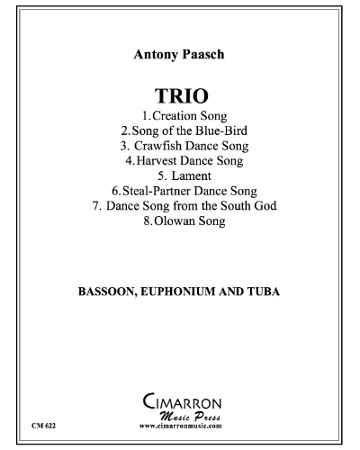 Trio for Bassoon, Euphonium and Tuba — Antony Paasch