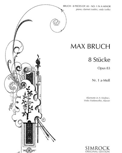 No. 1 in A minor (from 'Eight Pieces, op. 83') — 布鲁赫