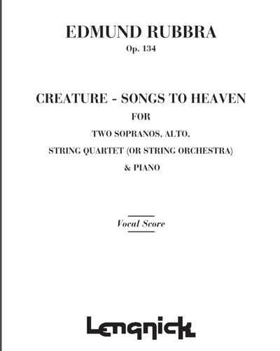 Creature-Songs to Heaven — 埃德蒙·鲁布拉