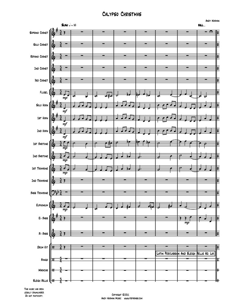 Calypso Christmas — Andrew Norman