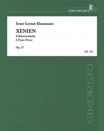 Xenien, op. 27 — Ernst Gernot Klussmann