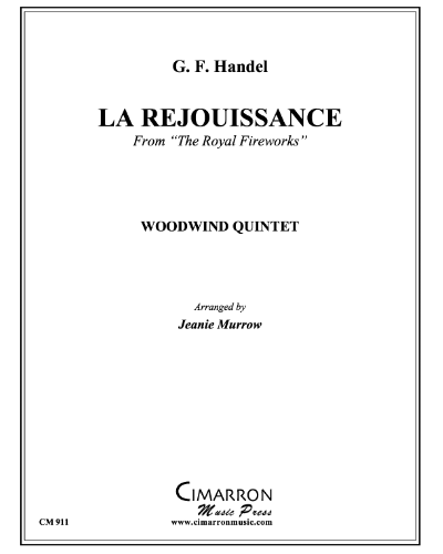 La Rejouissance (from 'Royal Fireworks') — 亨德尔