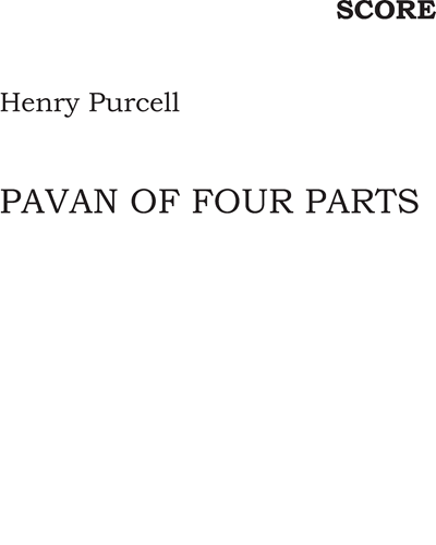 Pavan of Four Parts in G minor, Z. 751 — 普赛尔