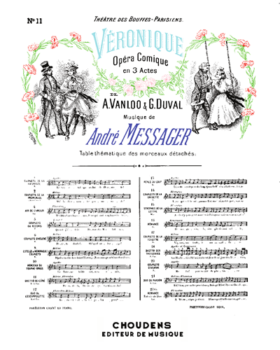 Duetto de l'âne (extrait de "Véronique") — André Messager