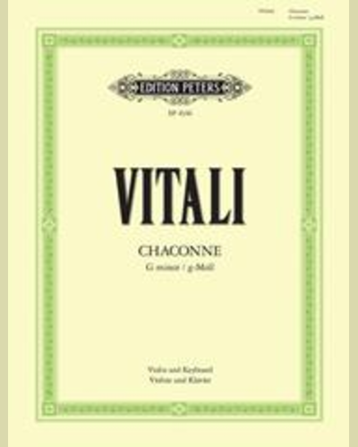Chaconne in G minor — Tommaso Vitali