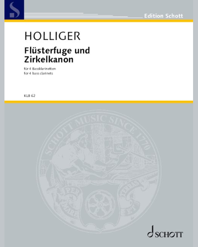 Flüsterfuge und Zirkelkanon — 海因茨·霍利格