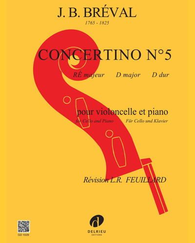 Concertino No. 5 for Cello in D major — Jean-Baptiste Bréval