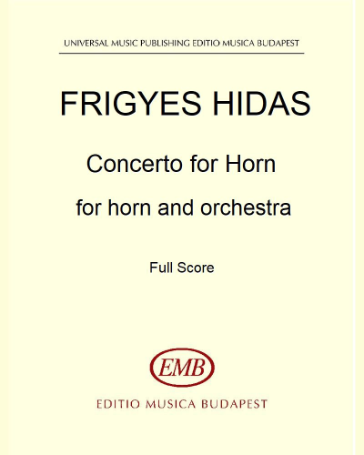 Concerto for Horn — Frigyes Hidas