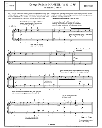 Minuet in G minor, HWV 434-4 — 亨德尔
