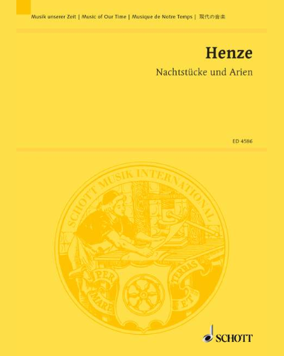 Nachtstücke und Arien — 亨策