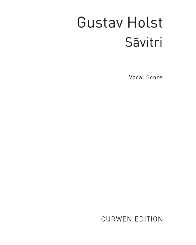 Sāvitri, op. 25 — 霍尔斯特