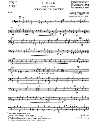 Polka from the Opera "Schwanda the Bagpiper" — 雅罗米尔·魏因贝格尔
