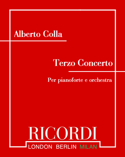 Concerto No. 3 for Piano and Orchestra — Alberto Colla