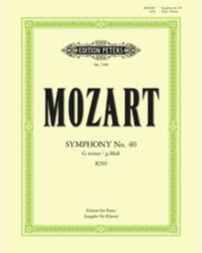 Symphony No. 40 in G minor K550 — 莫扎特