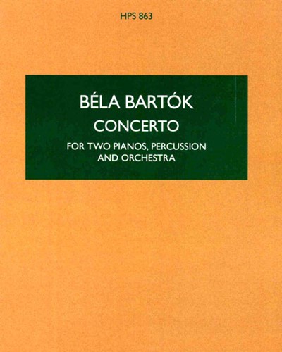 Concerto for Two Pianos, Percussion & Orchestra, Sz. 115 — Béla Bartók