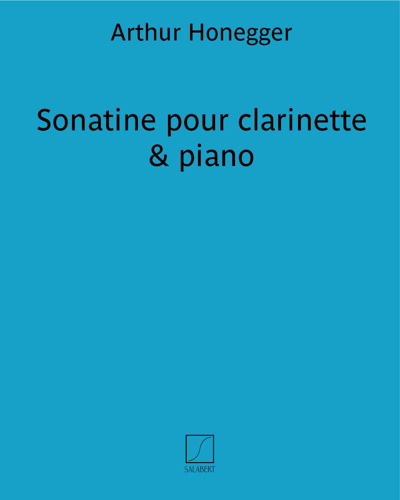 Sonatine for Clarinet and Piano — 奥涅格