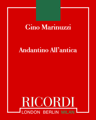 Andantino All'antica — Gino Marinuzzi