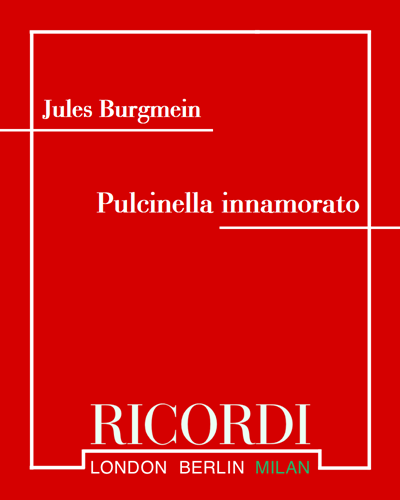 Pulcinella innamorato — Jules Burgmein