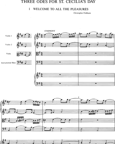 Welcome to All the Pleasures — Henry Purcell