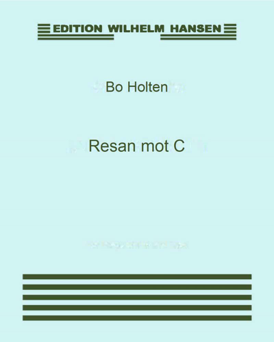 Resan mot C — Bo Holten