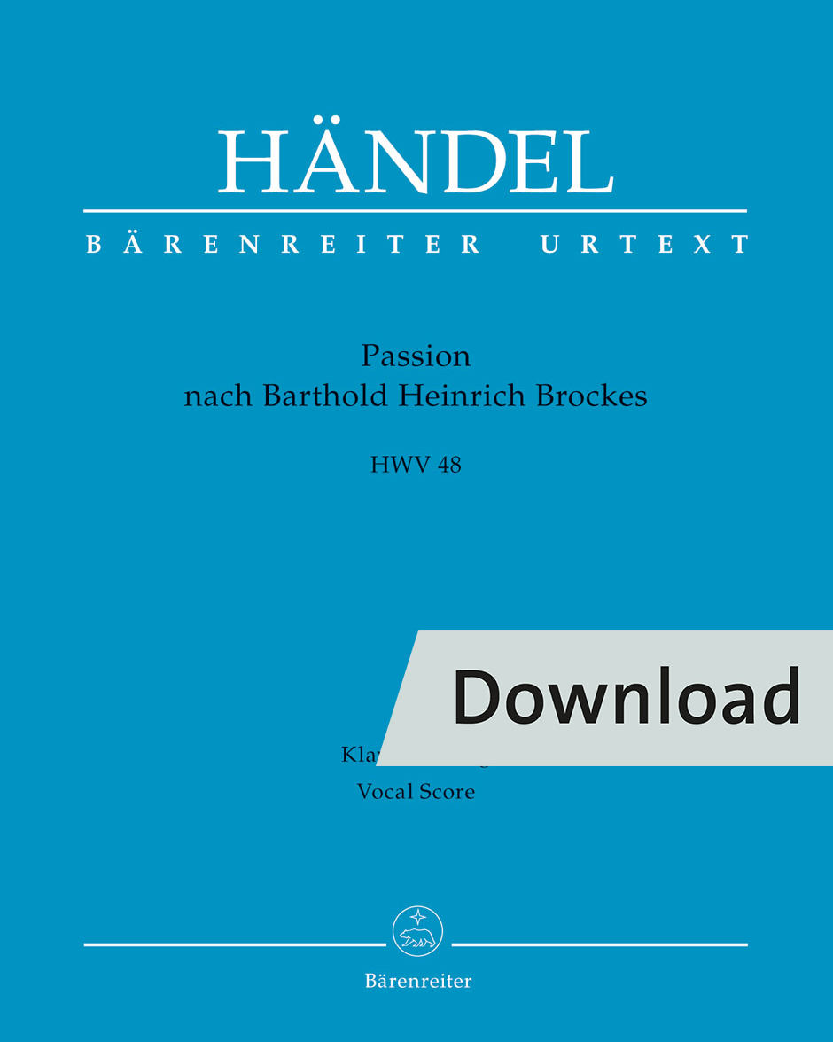 Passion nach Barthold Heinrich Brockes HWV 48 — 亨德尔