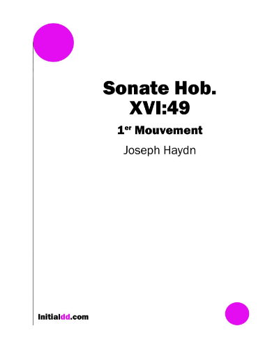 Allegro (from 'Sonata, Hob. XVI:49') — Joseph Haydn
