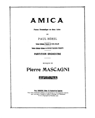 Amica — 马斯卡尼