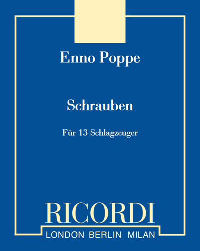 Schrauben — Enno Poppe