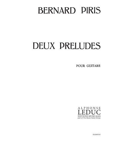 Deux préludes — Bernard Piris